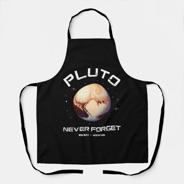 Pluto Never Forget Apron (Front)