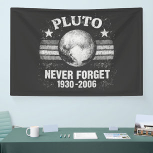 Pluto Never Forget Banner