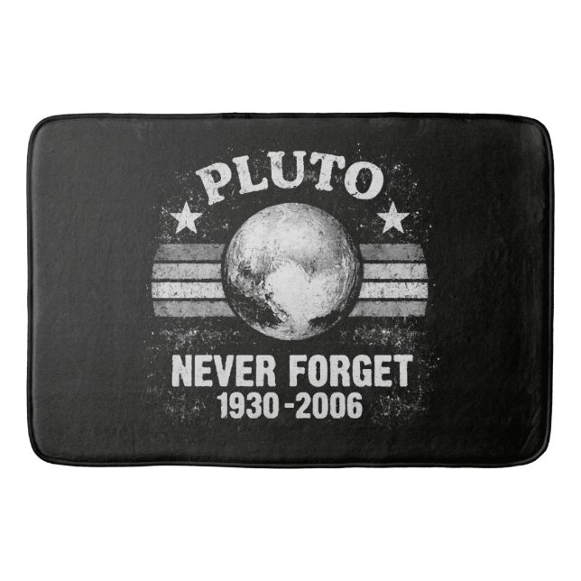 Pluto Never Forget Bath Mat (Front)