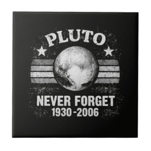 Pluto Never Forget Ceramic Tile