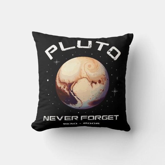 Pluto Never Forget Cushion (Front)