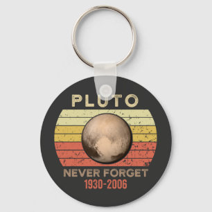 pluto never forget, eris, moon, astronomy, astrono key ring