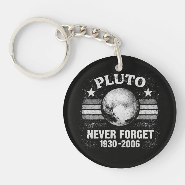 Pluto Never Forget Key Ring (Front)