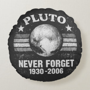 Pluto Never Forget Round Cushion