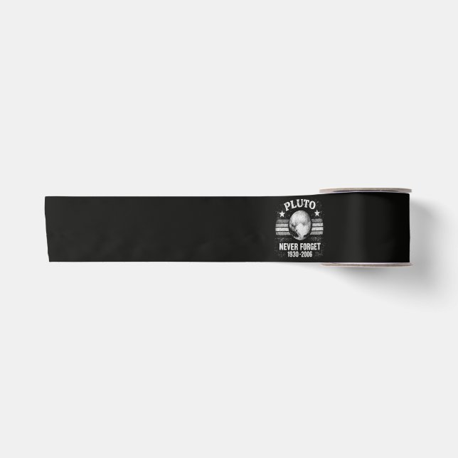 Pluto Never Forget Satin Ribbon (Front)