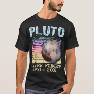 Pluto Never Forget T-Shirt design