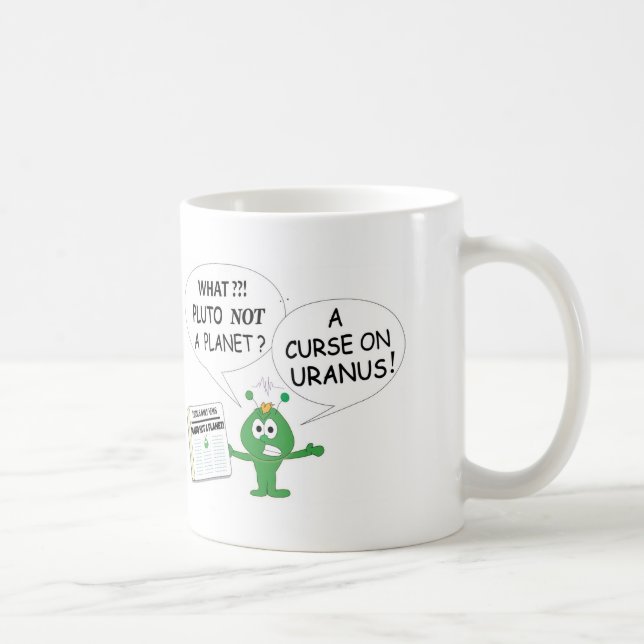 pluto not a planet coffee mug (Right)
