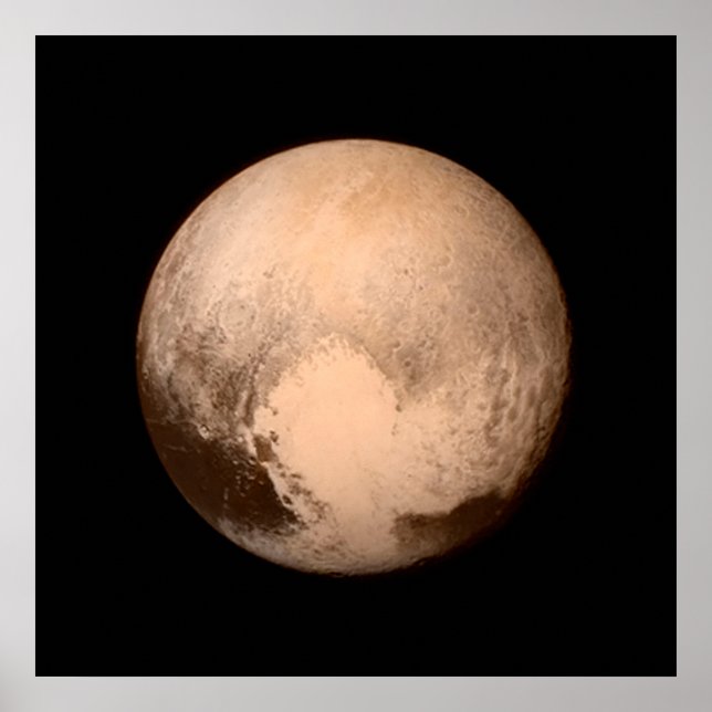 Pluto Photo Poster Print (Front)