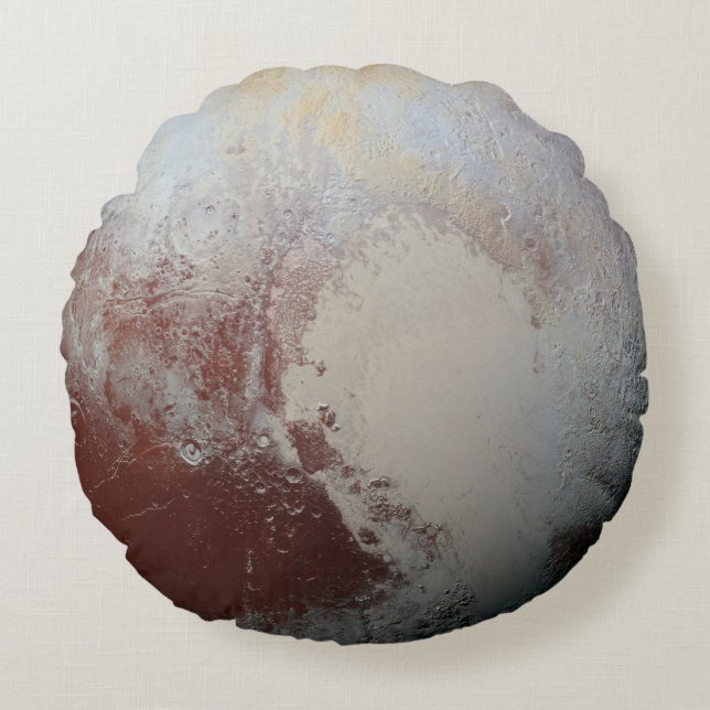 Pluto planet round cushion (Front)