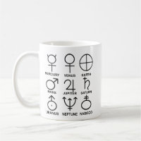 Pluto recast - 9 Planets Mug