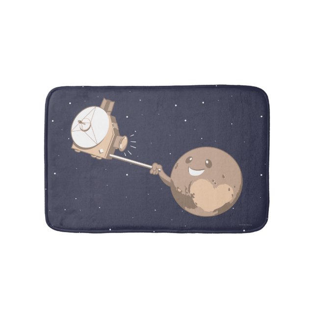 Pluto Selfie Bath Mat (Front)