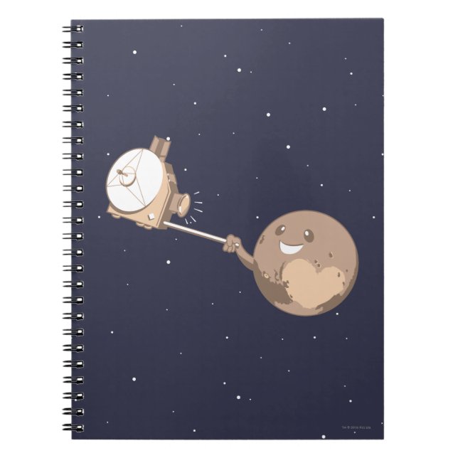 Pluto Selfie Notebook (Front)