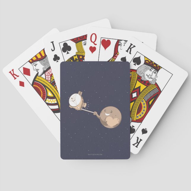 Pluto Selfie Playing Cards (Back)