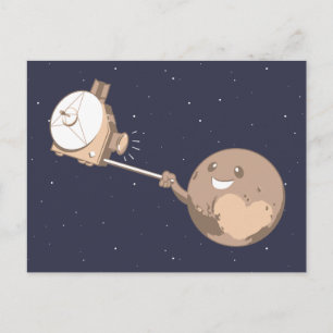 Pluto Selfie Postcard