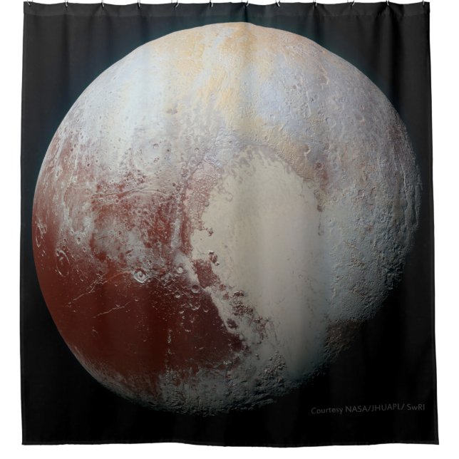 Pluto - The Largest Dwarf Planet Shower Curtain (Front)