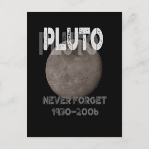 Pluto the Planet (1930-2006) Never Forget Postcard