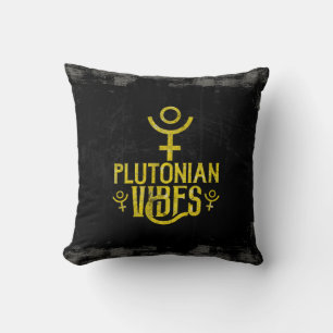 Plutonian Vibes Scorpio Astrology Zodiac Pluto Cushion