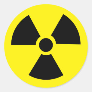 plutonium - Transuranic radioactive element Classic Round Sticker