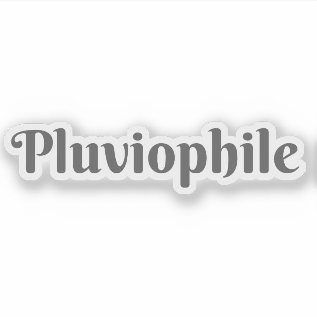 Pluviophile (grey) (Front)