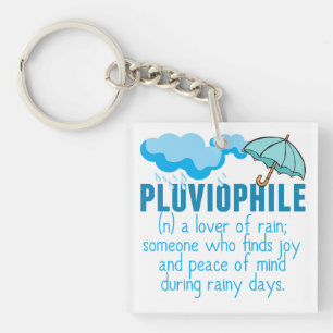 Pluviophile Key Ring