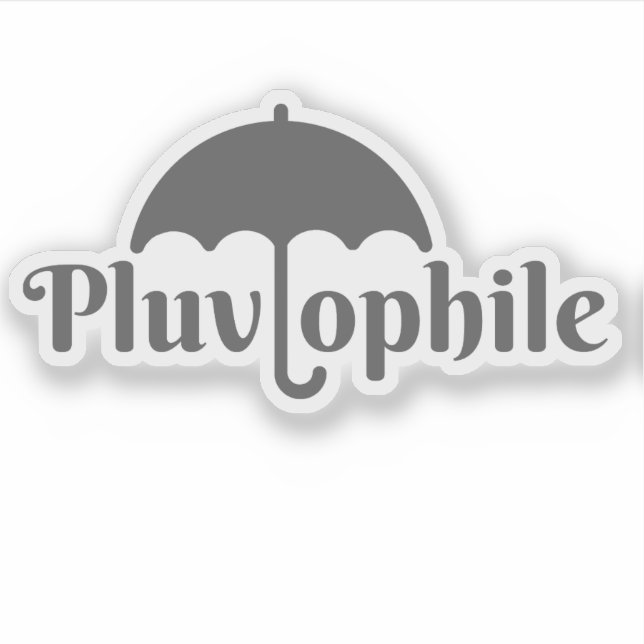 Pluviophile - v2 (grey) (Front)