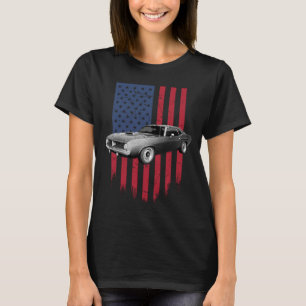 Plymouth Barracuda 1970 american flag T-Shirt