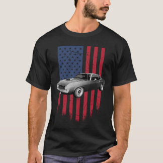 Plymouth Barracuda 1970 american flag T-Shirt
