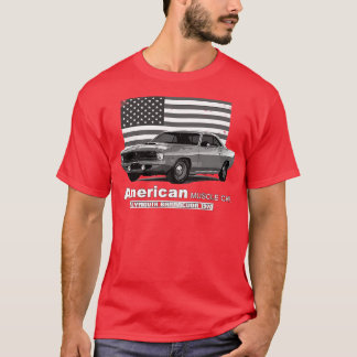 Plymouth Barracuda American Muscle 60s 70s Old is  T-Shirt