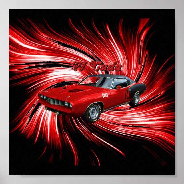 Plymouth Cuda Poster (Front)