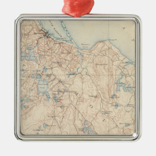 Plymouth, Massachusetts Metal Tree Decoration