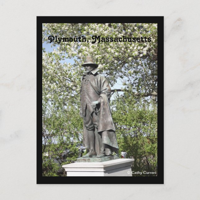 Plymouth, Massachusetts Postcard (Front)