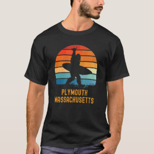 Plymouth Massachusetts Sasquatch Souvenir T-Shirt