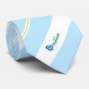 Plymouth (Minnesota) city flag Neck Tie