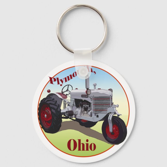 Plymouth, Ohio Key Ring (Front)