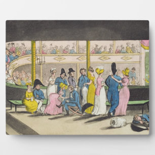 Plymouth Playhouse, plate from 'The Adventures of Plaque