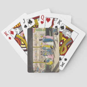Plymouth Playhouse, plate from 'The Adventures of Playing Cards