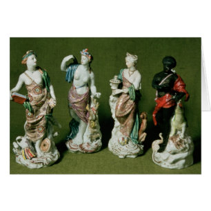 Plymouth porcelain figures of the Four Continents
