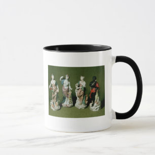 Plymouth porcelain figures of the Four Continents Mug