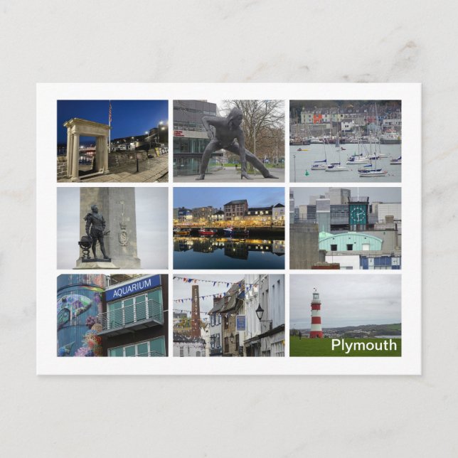 Plymouth Postcard (Front)