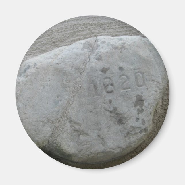 Plymouth Rock 1620 Magnet (Front)