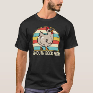 Plymouth Rock Mom Cute Chicken Mom Farmer Women T-Shirt