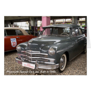 Plymouth Special De Luxe. Built in 1949