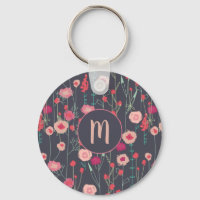Plymouth Wild Flower Painting Dark Monogram