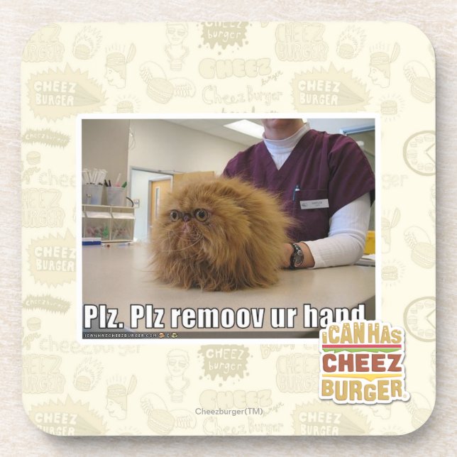 Plz remoov ur hand coaster (Front)