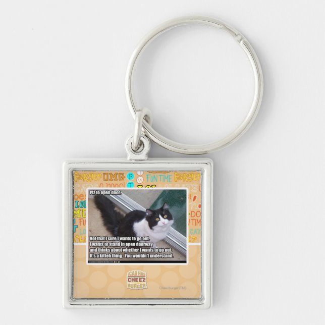 Plz to open door key ring (Front)