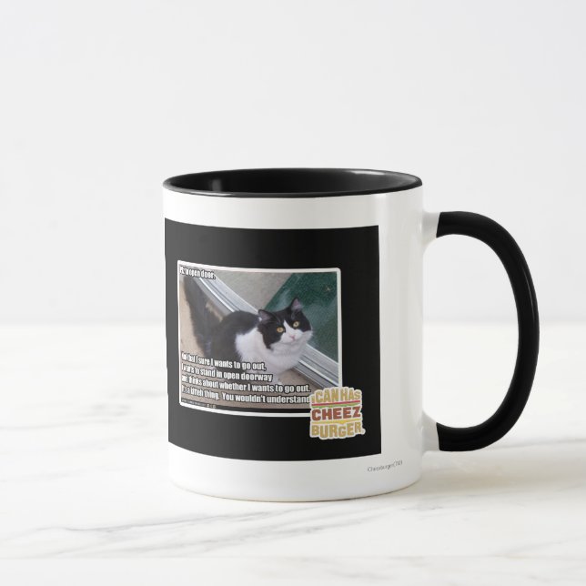 Plz to open door mug (Right)