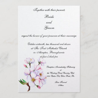 PMACarlson Cherry Blossom Wedding Invitation