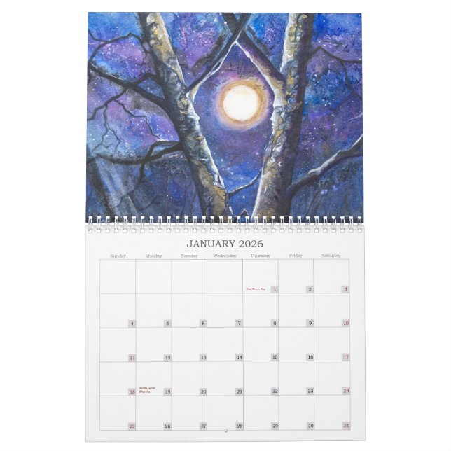 PMACarlson Dreaming Calender Calendar (Jan 2026)