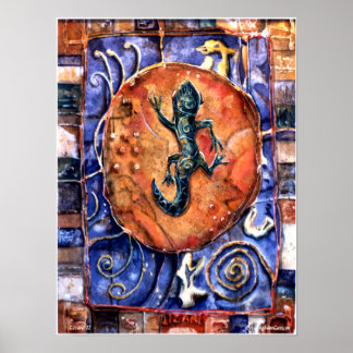 PMACarlson  Lizard II Poster