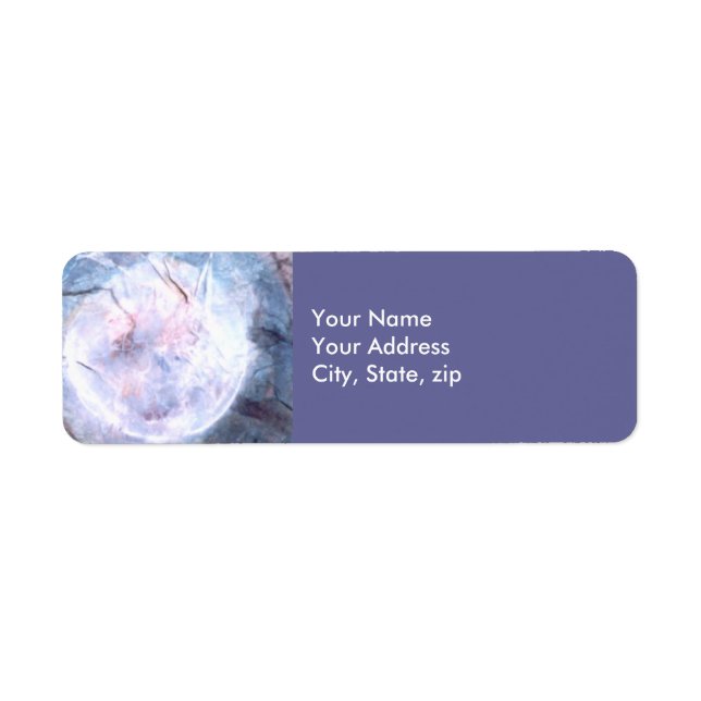 PMACarlson Moon Address Label Return Address Label (Front)